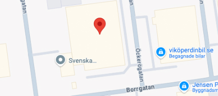 OCT kontor markerat på karta